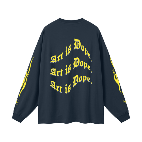 Censored L.E. x A.I.D. Oversized Long Sleeve Graphic Tee