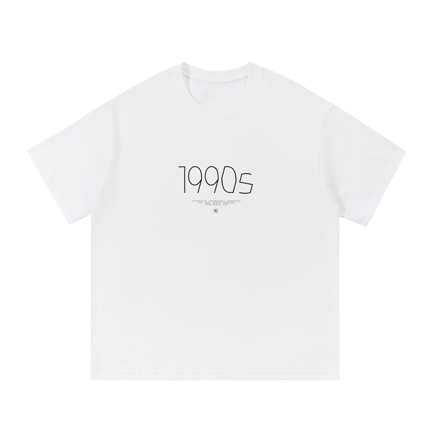 1990s White Graphic Tee