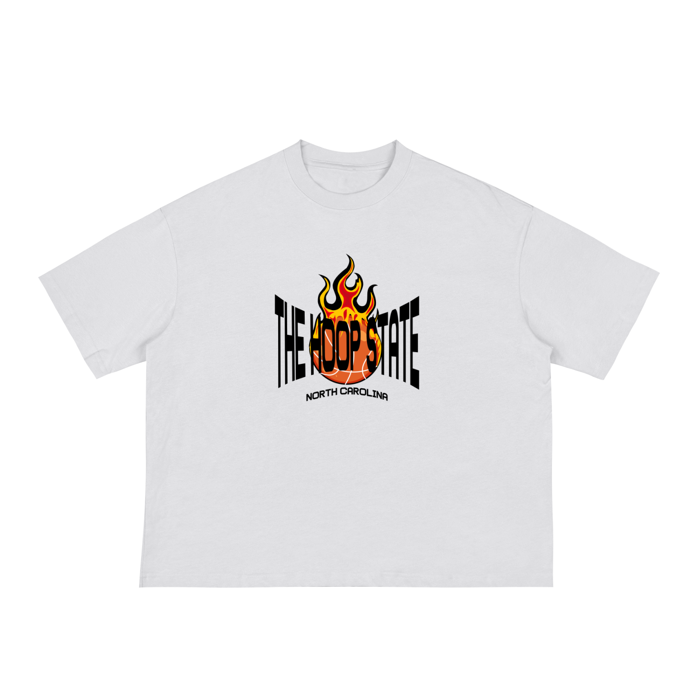 Hoop State N.C. Graphic Boxy Tee (2 colorways)