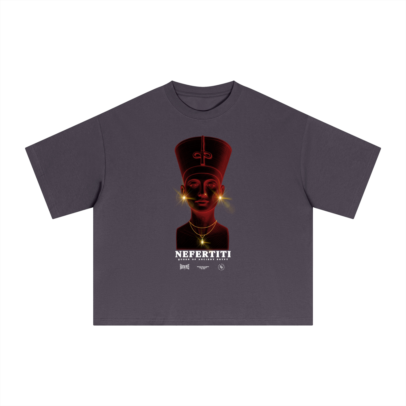 Nefertiti x S.P. Plum Sorona Graphic Boxy Tee