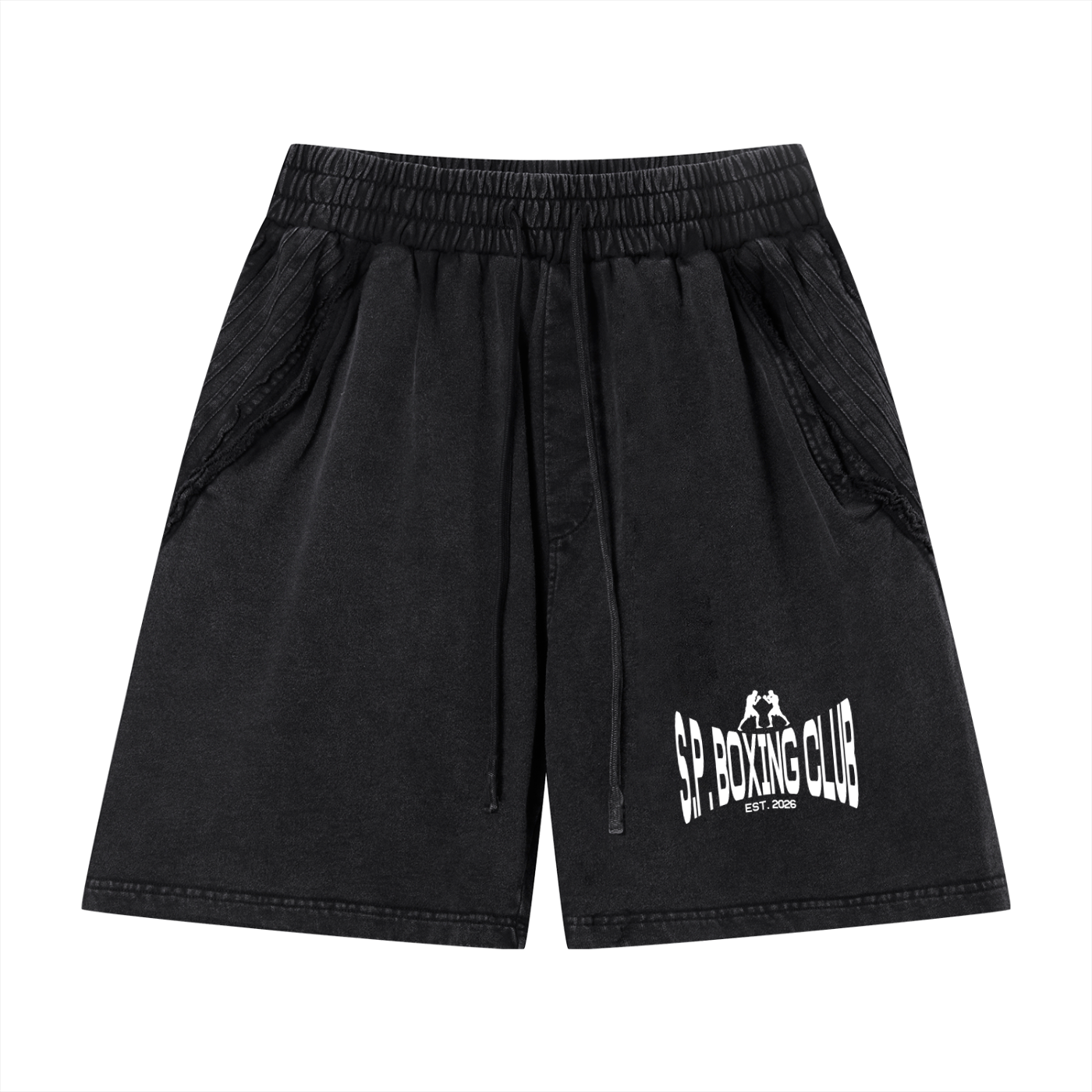 S.P.B.C. Vintage Wash Raw Edge Shorts (4 Colorways)