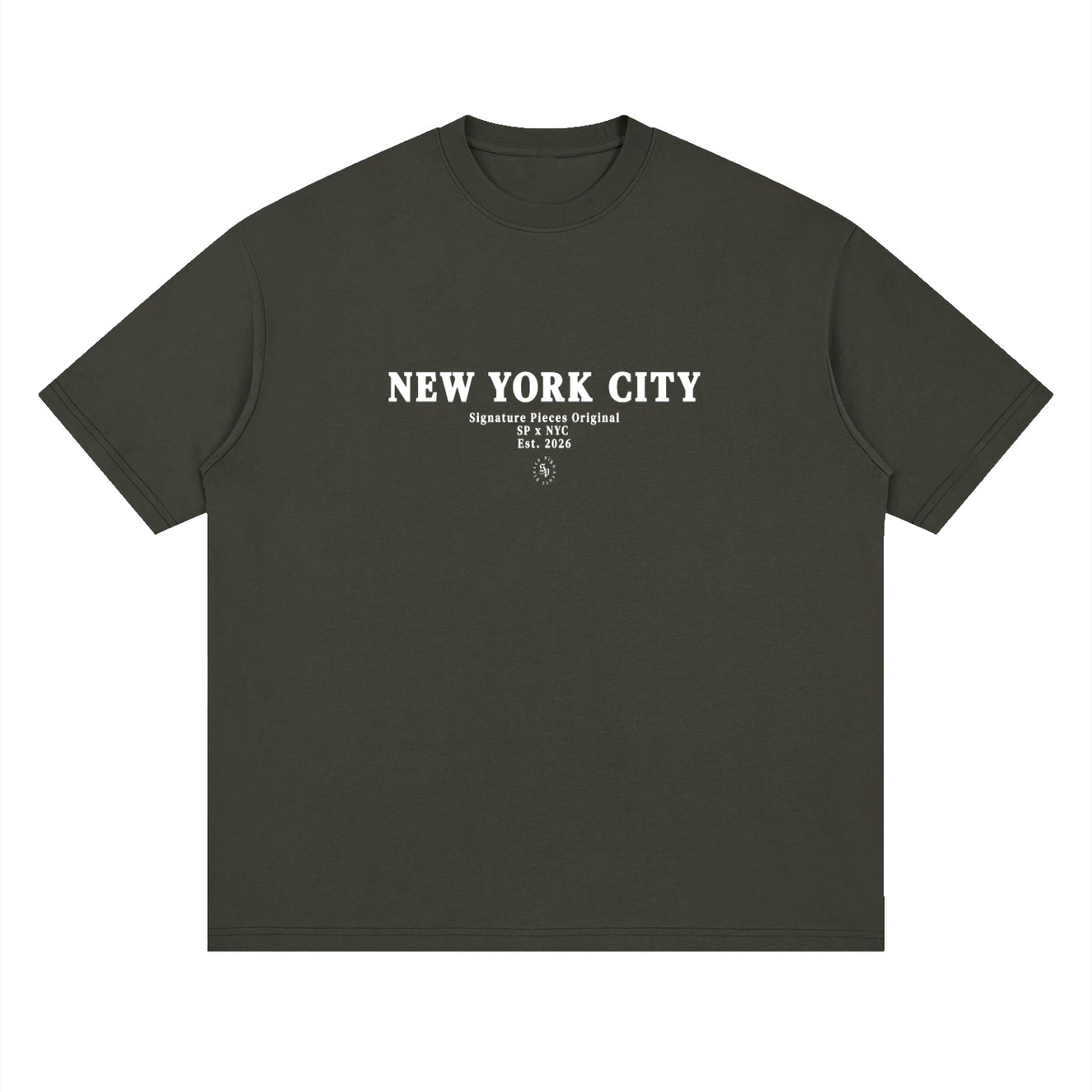 S.P. x NYC Streetwear Loose Drop Shoulder Tee (3 Colorways)