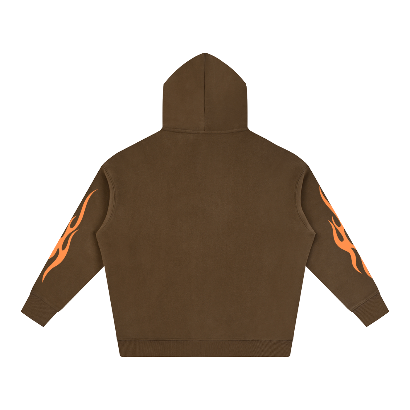 S.P. x L.E. Orange Flame Oversize Graphic Hoodie (5 Colorways)
