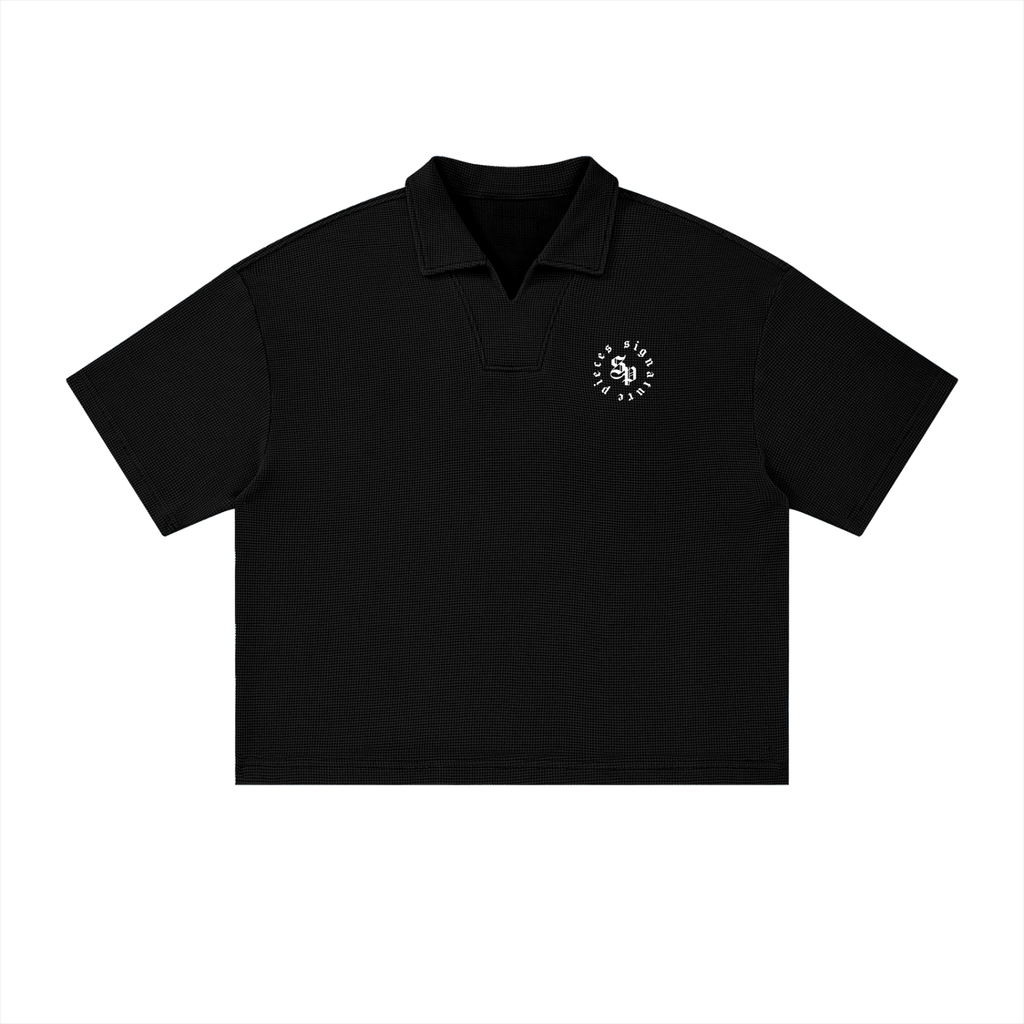 S.L. Set Waffle Polo Shirt