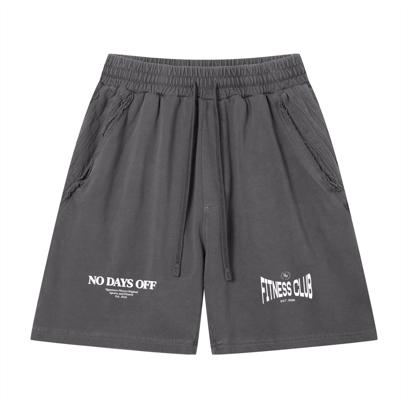 N.D.O. x F.C. Vintage Wash Raw Edge Shorts (4 Colorways)