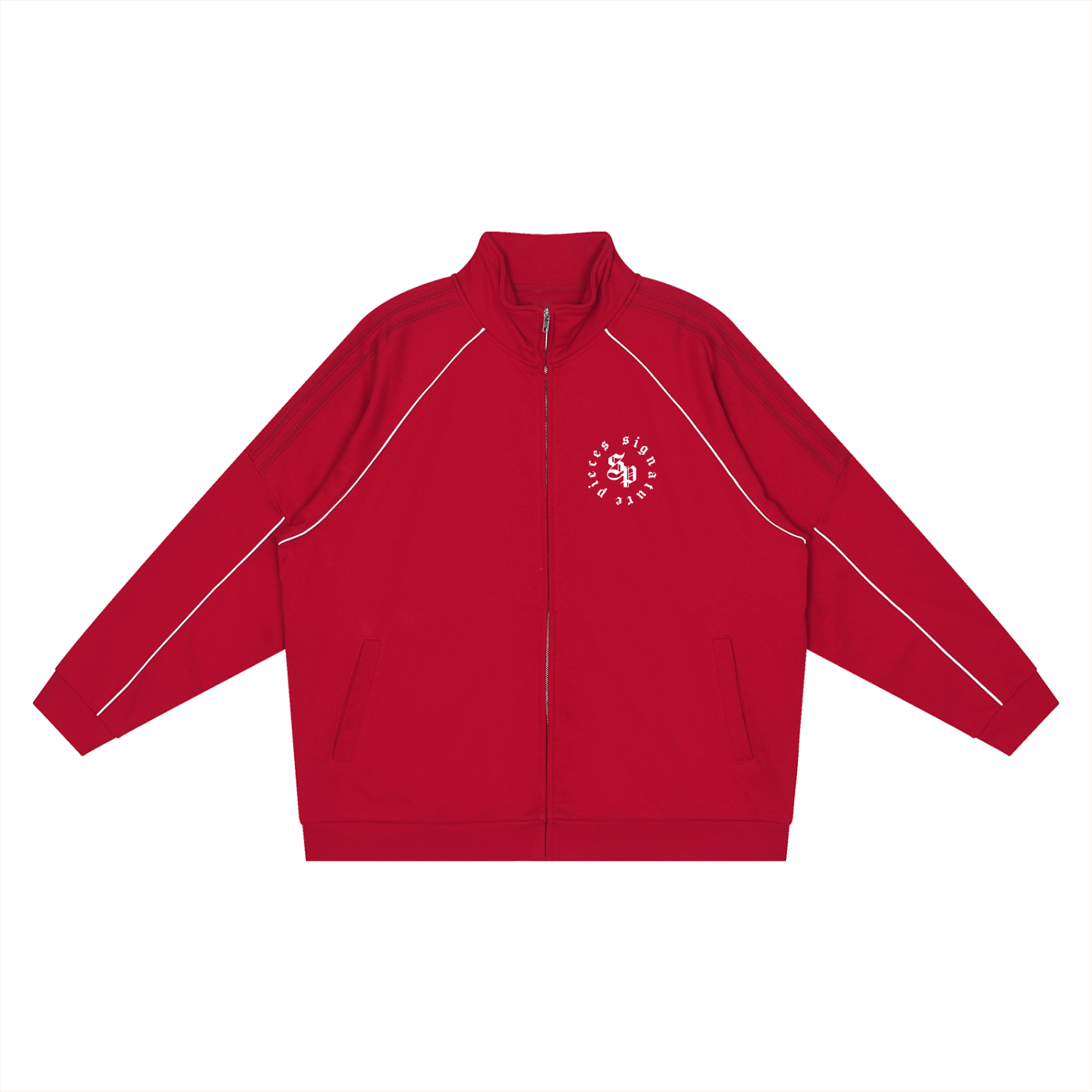 Reflection Striped Raglan Sleeve Jacket (3 Colorways)