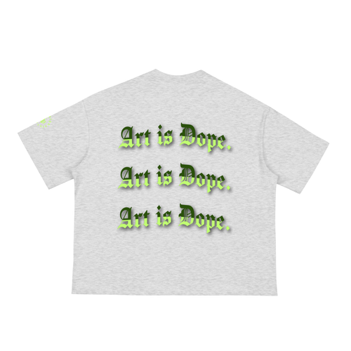 Green Face A.I.D. Boxy Graphic Tee