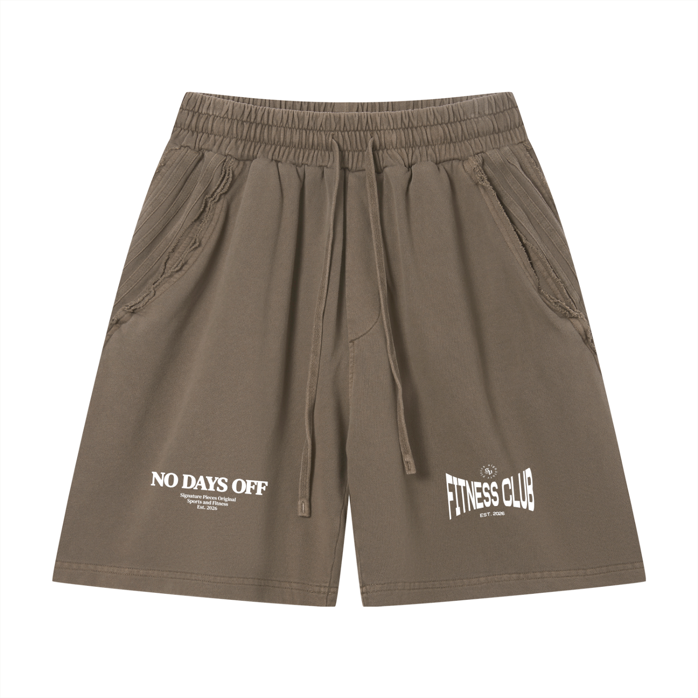 N.D.O. x F.C. Vintage Wash Raw Edge Shorts (4 Colorways)