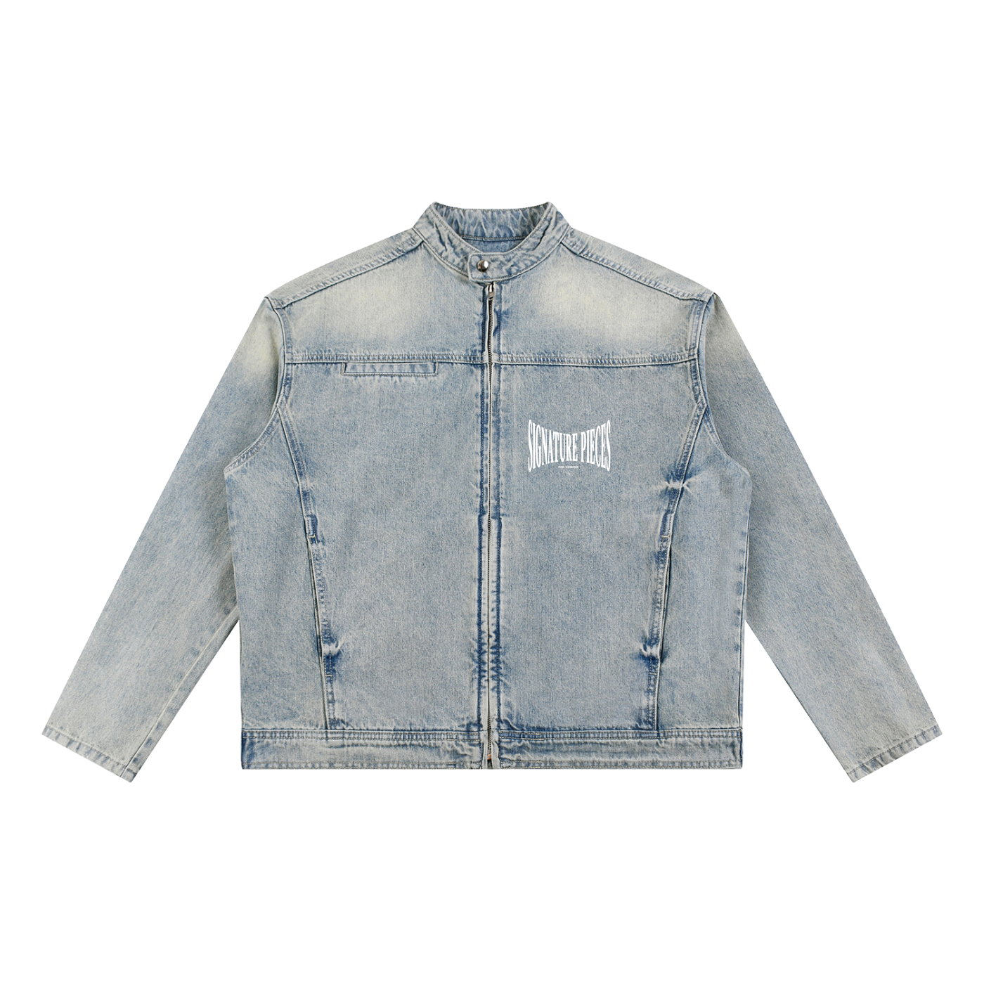 S.P. Studio O. x B.L. Vintage Wash Denim Jacket