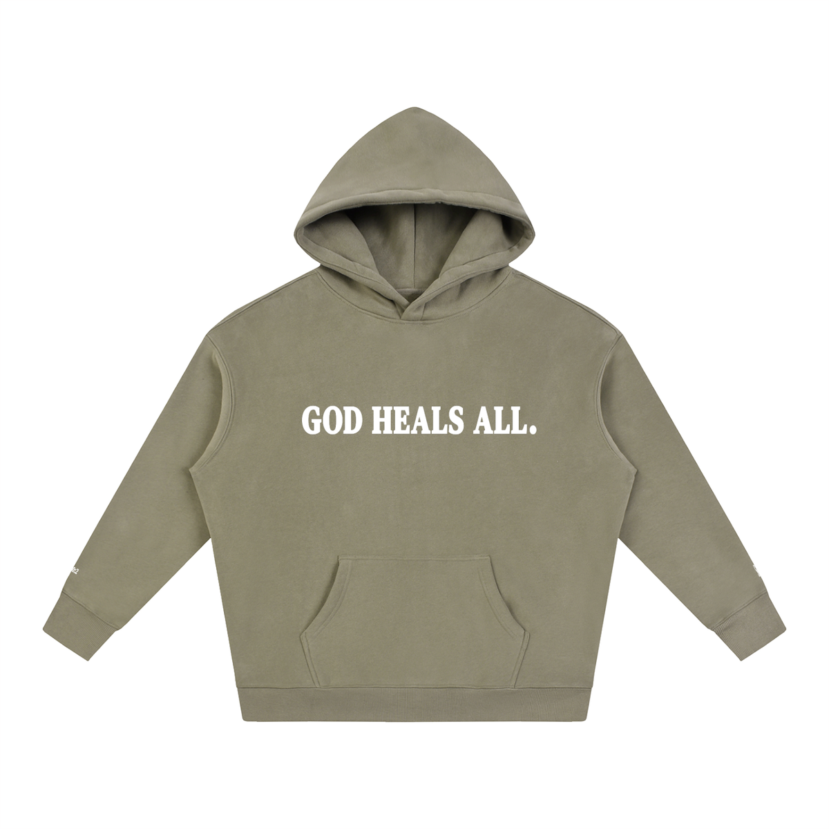 God Heals All Oversize Fleeced Hoodie (9 Colorways)