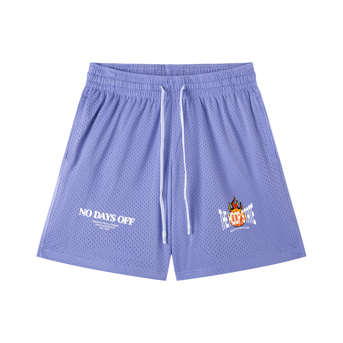 N.D.O. x Hoop State N.C. Graphic Basketball Shorts (8 colorways)