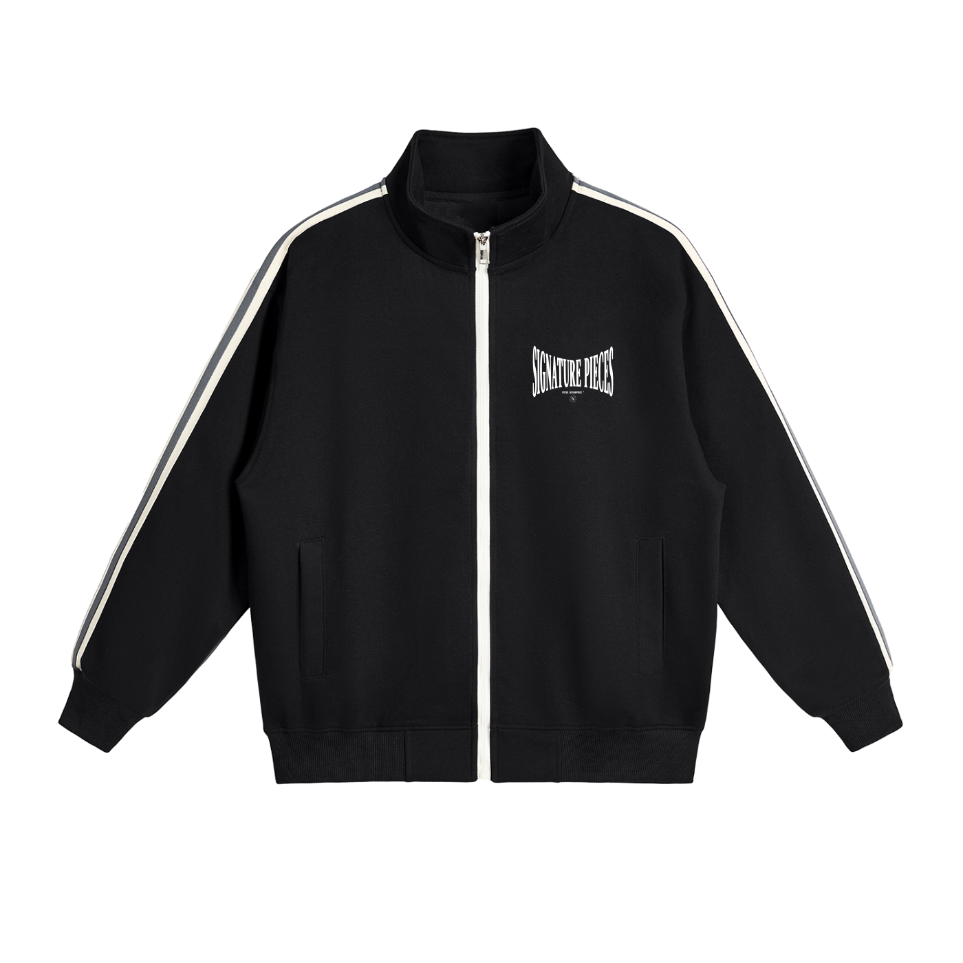 S.P. x O.L. Contrast Side-Stripe Stand Collar Jacket (3 Colorways)