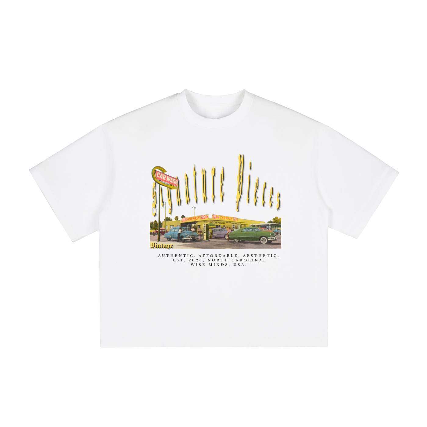 Vintage Car Wash Tee