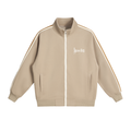 Contrast Side-Stripe Stand Collar Jacket (3 Colorways)