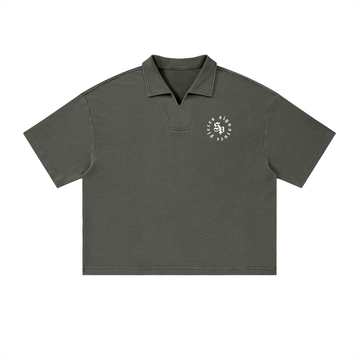 S.L. x O.L. II Set Waffle Polo Shirt (4 Colors)