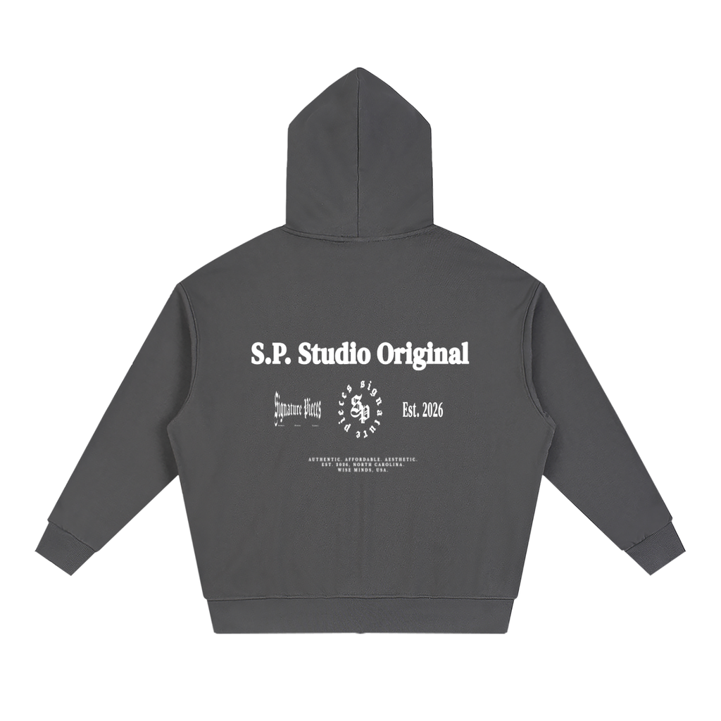 S.P. Studio O. x W.L. Loose Zip Hoodie (9 Colorways)