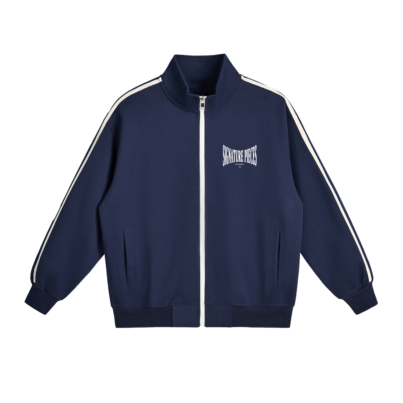 S.P. x O.L. Contrast Side-Stripe Stand Collar Jacket (3 Colorways)