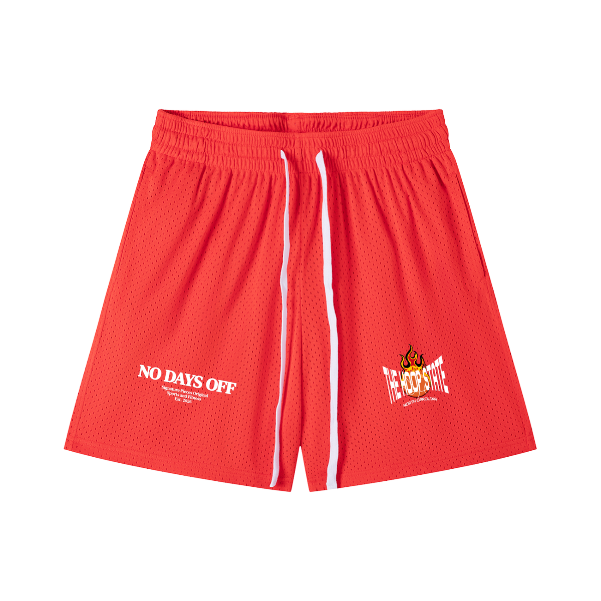 N.D.O. x Hoop State N.C. Graphic Basketball Shorts (8 colorways)