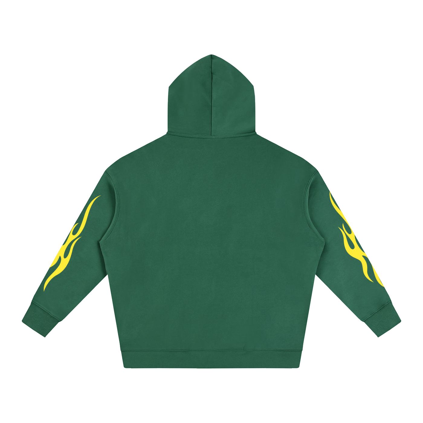 S.P. x L.E. Yellow Flame Oversize Graphic Hoodie (6 Colorways)