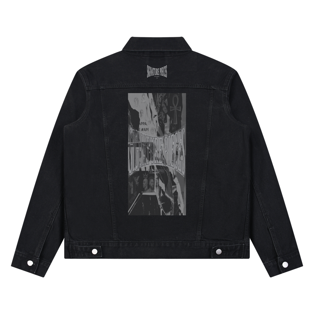 S.P. Daily News Vintage Wash Denim Jacket (Scale)