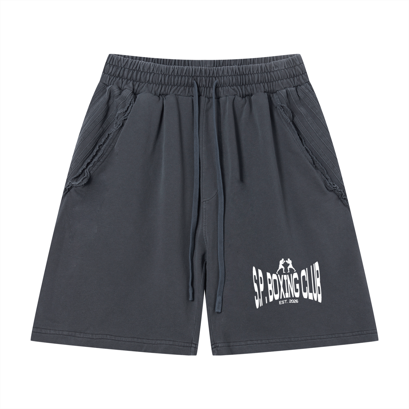 S.P.B.C. Vintage Wash Raw Edge Shorts (4 Colorways)