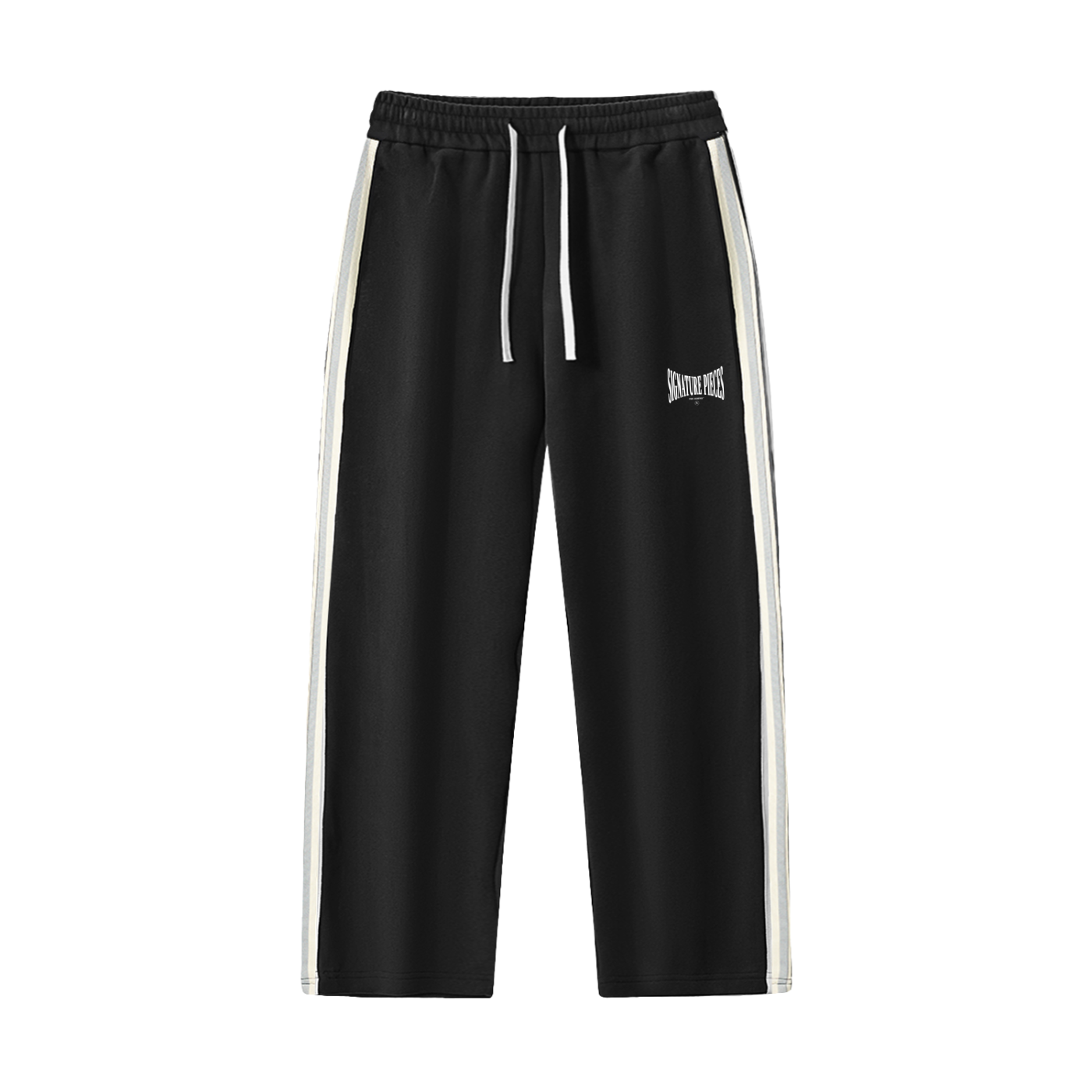 S.P. x O.L. Contrast Side-Stripe Straight-Leg Pants (3 Colorways)