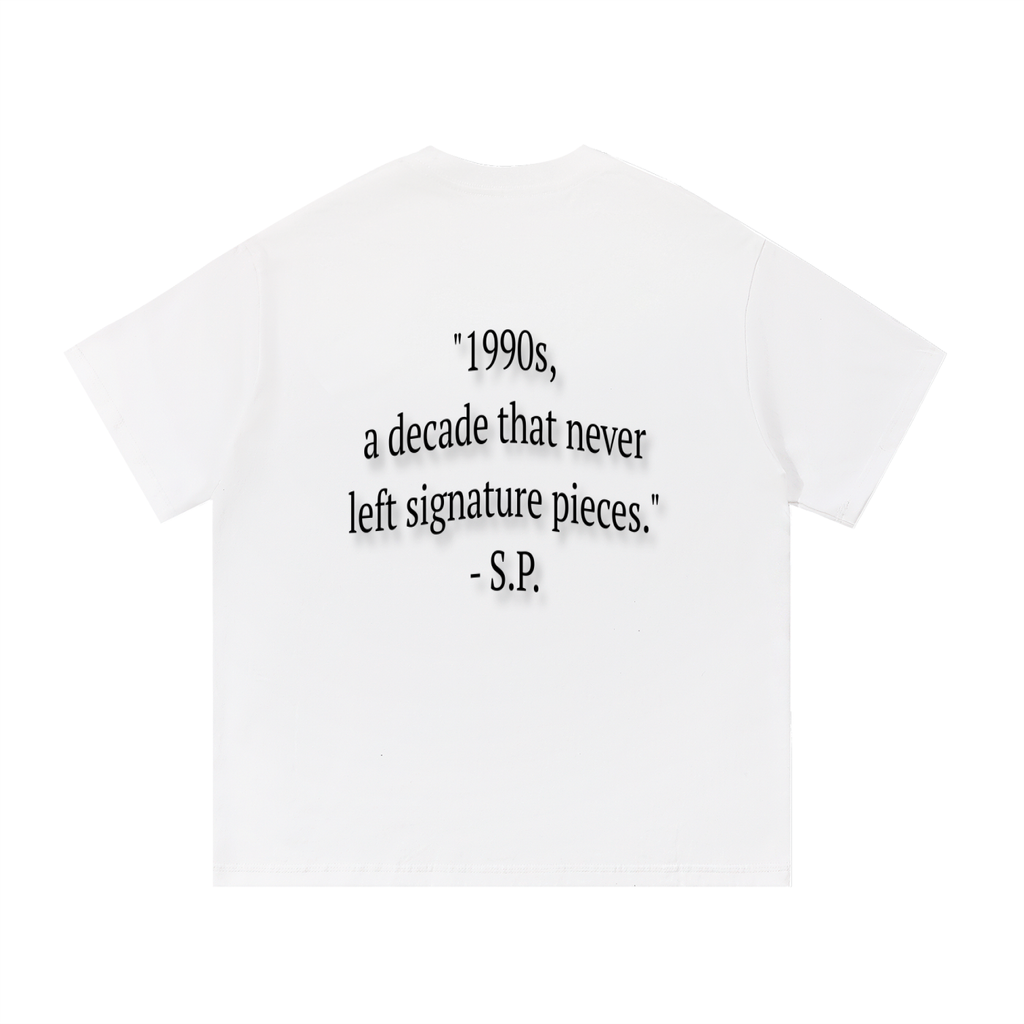 1990s White Graphic Tee