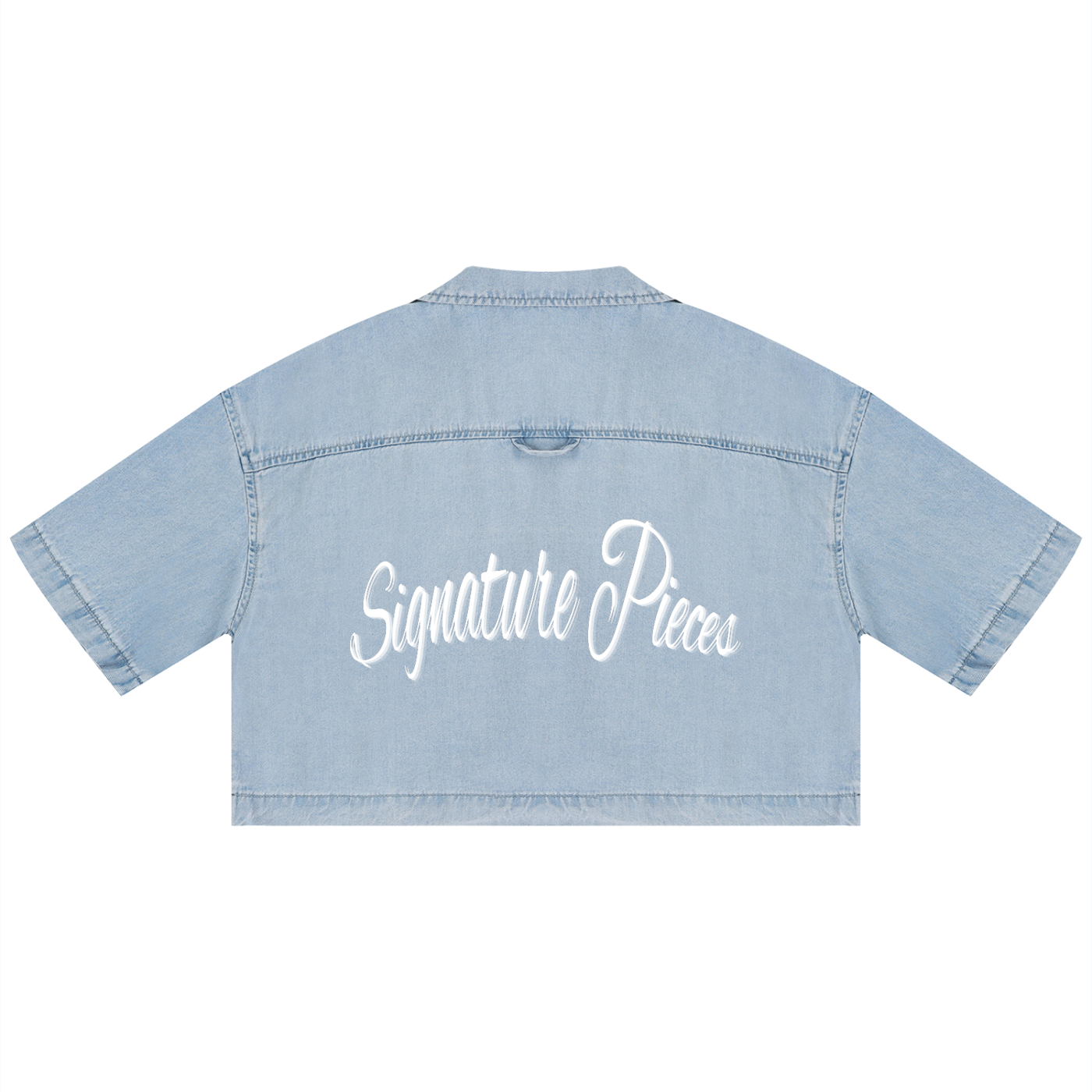 Women's Vintage Wash Boxy Cropped Shirt