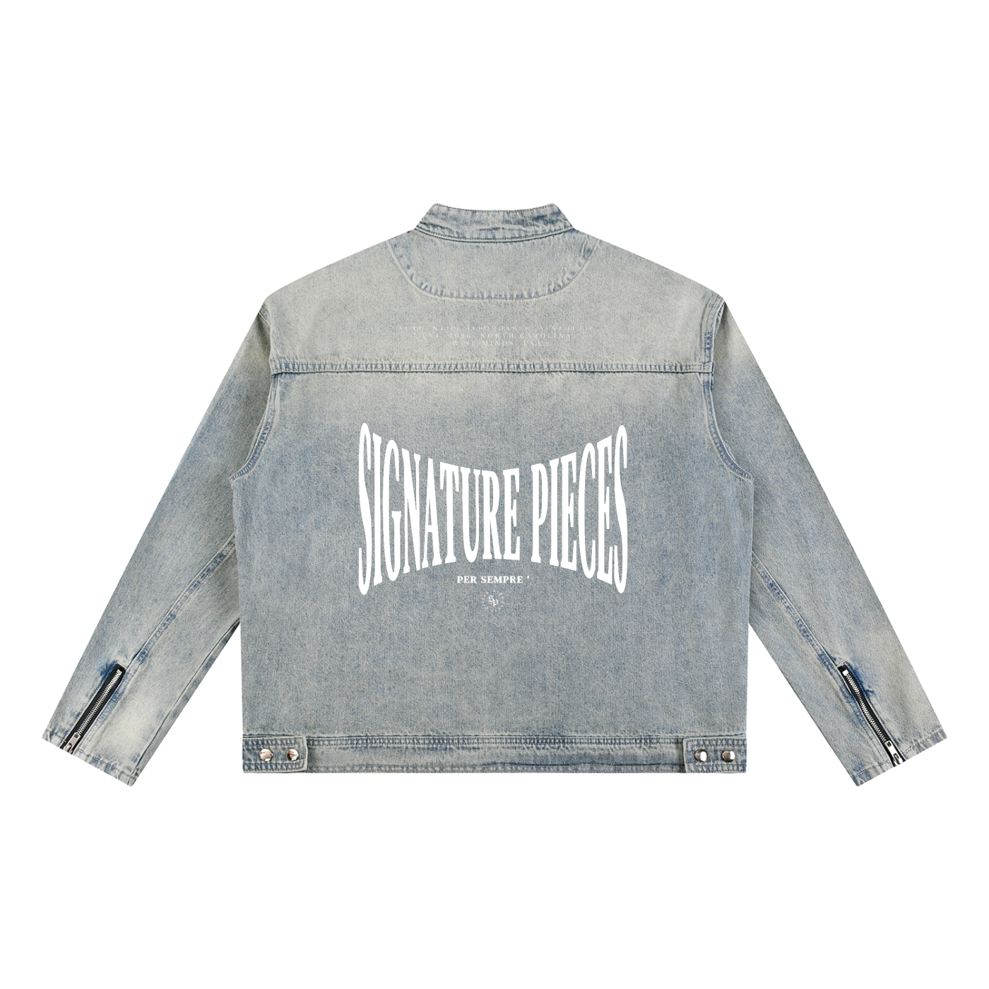 S.P. Studio O. x B.L. Vintage Wash Denim Jacket