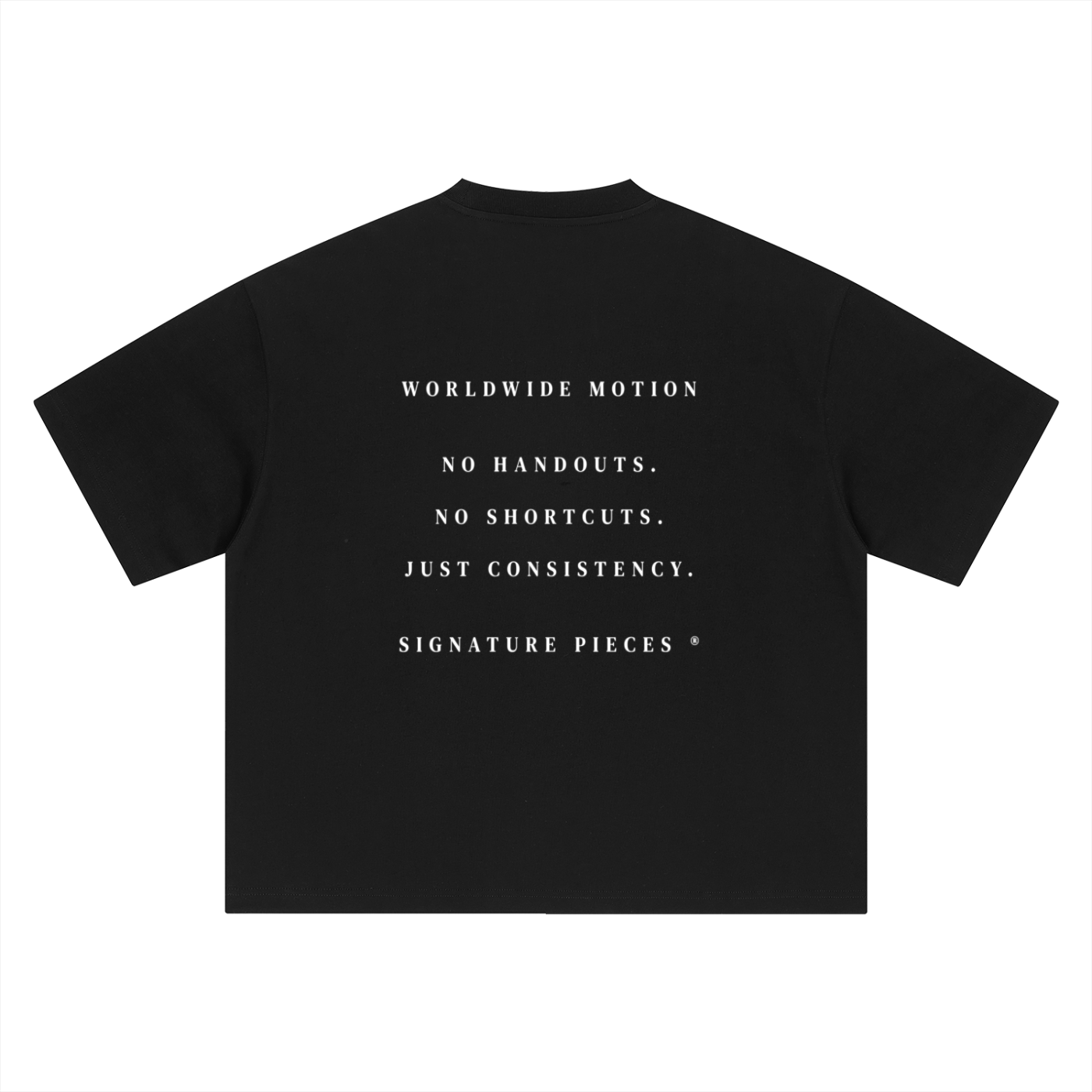 S.P. Globe Black Oversized Graphic Tee