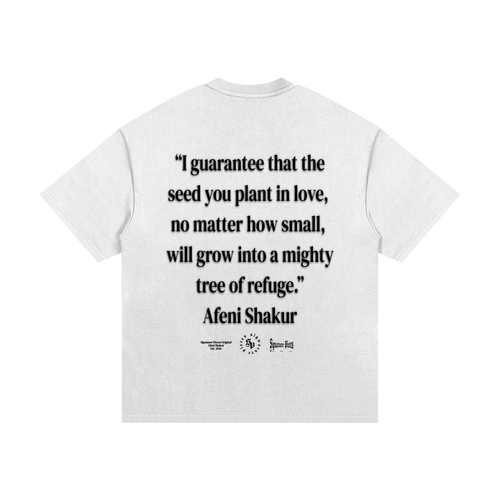 Afeni Shakur x S.P. White Heavyweight Graphic Tee