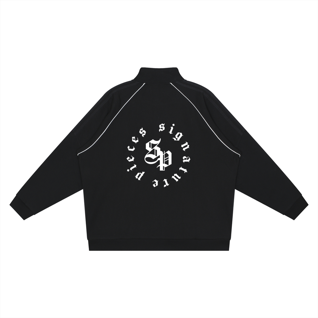 Reflection Striped Raglan Sleeve Jacket (3 Colorways)