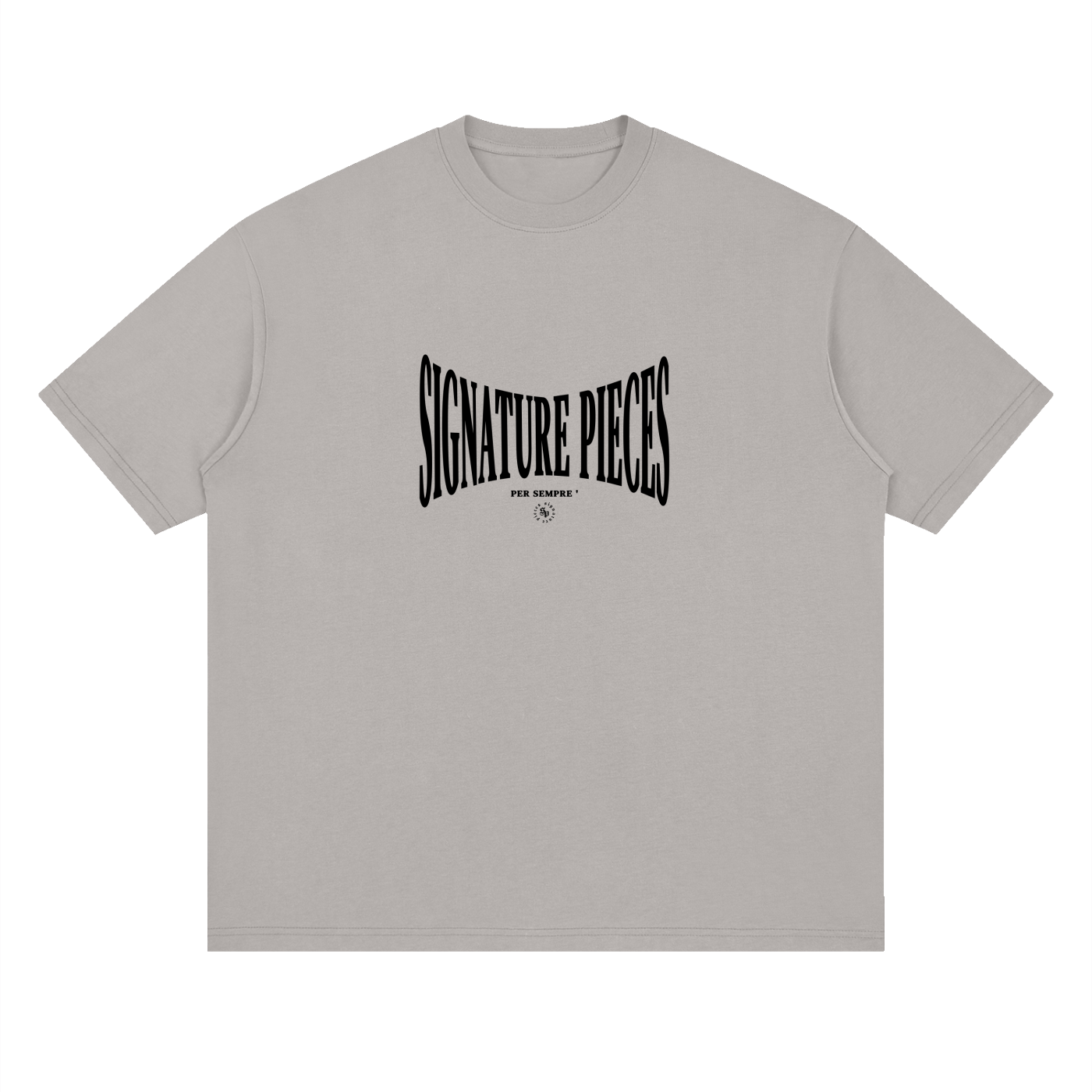 S.P. x Black O.L. Streetwear Loose Drop Shoulder Tee (Scale) (4 Colorways)