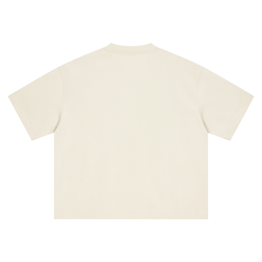 Red X Face Off Oversized Graphic Tee
